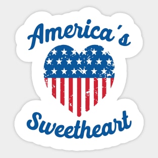 America's Sweetheart Sticker